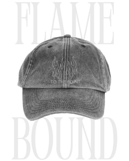 FLAME BOUND ACID WASH CAP