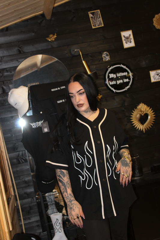 FLAME BOUND BUTTON UP JERSEY