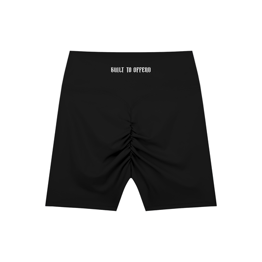 BUILT TO OFFEND SCRUNCH SHORTS