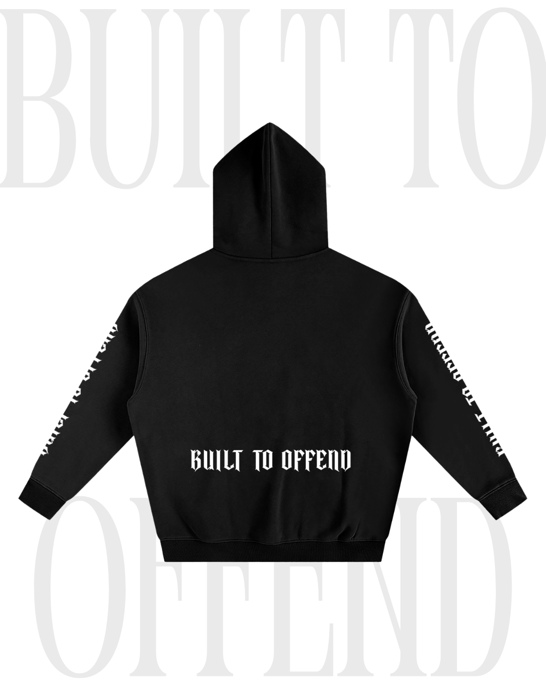 BUILT TO OFFEND OVERSIZED FLEECED HOODIE