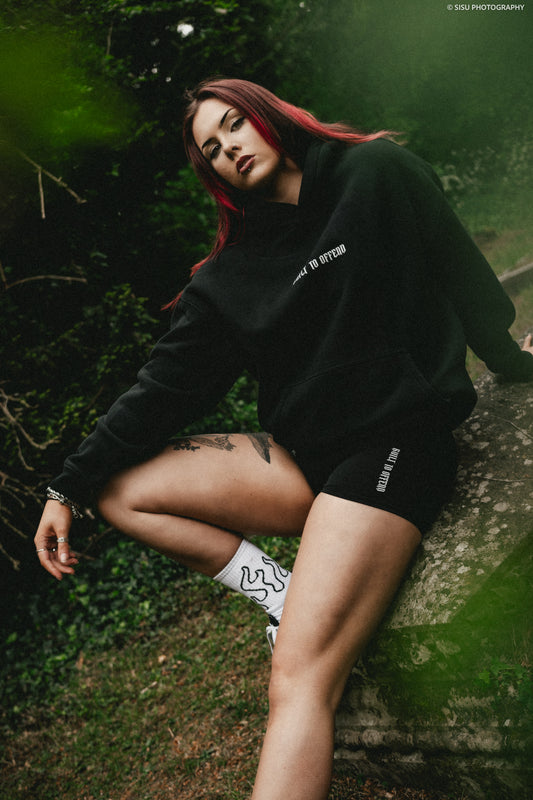 BUILT TO OFFEND SCRUNCH SHORTS