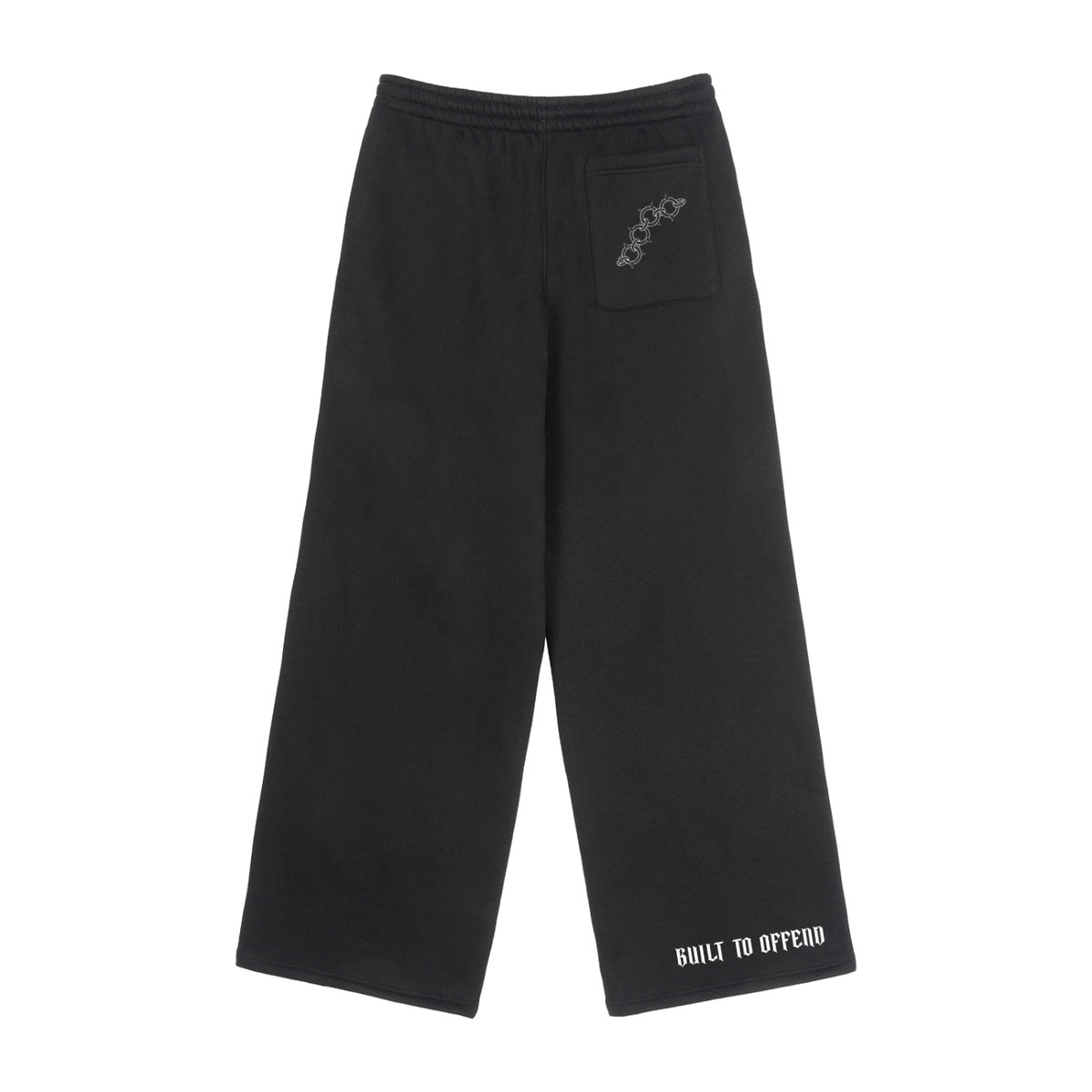BUILT TO OFFEND WIDE LEG FLEECED JOGGERS