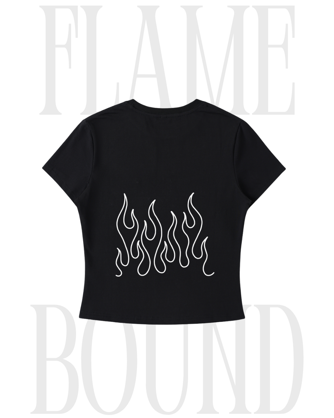 'FLAME BOUND' Bodycon Top