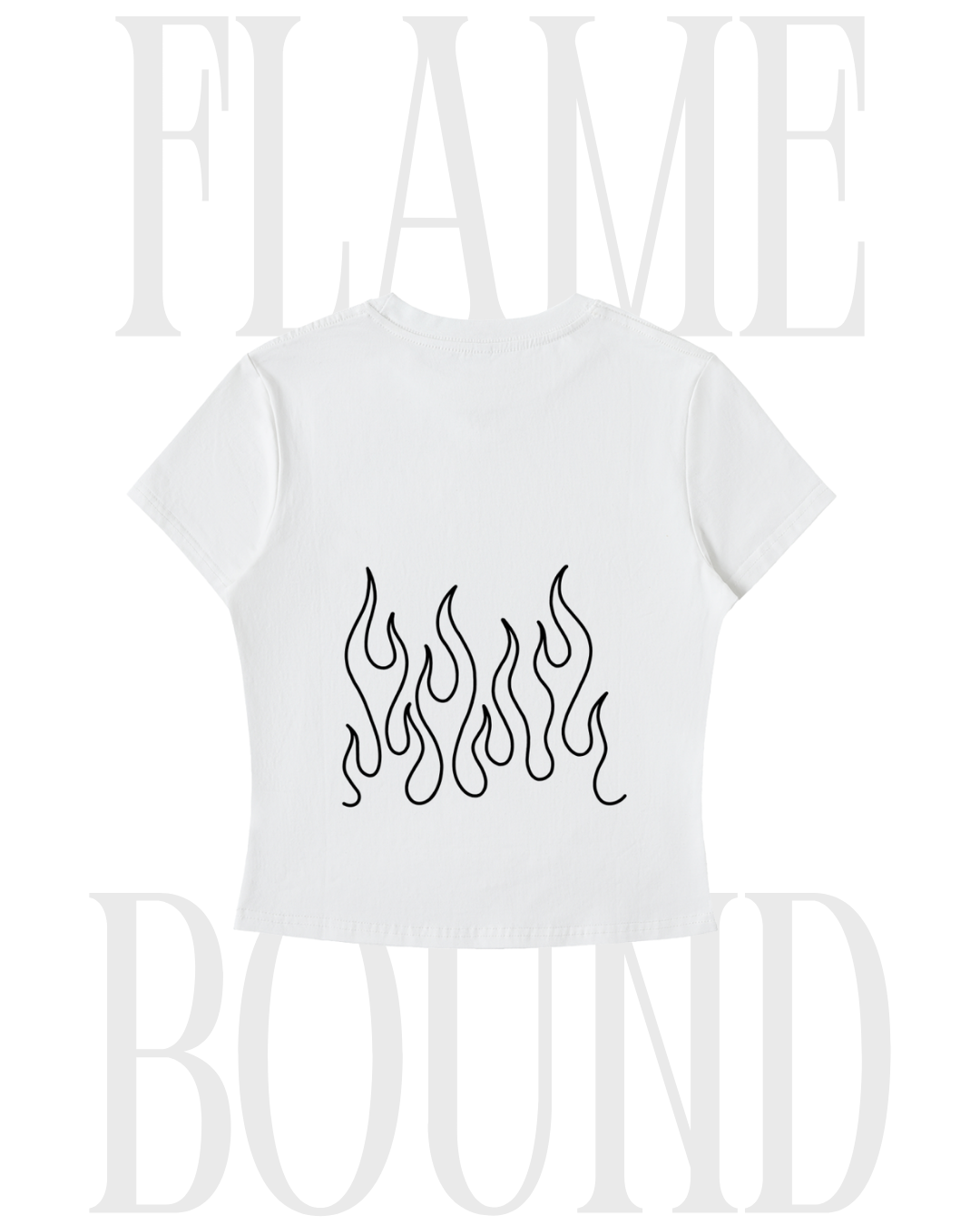 'FLAME BOUND' Bodycon Top