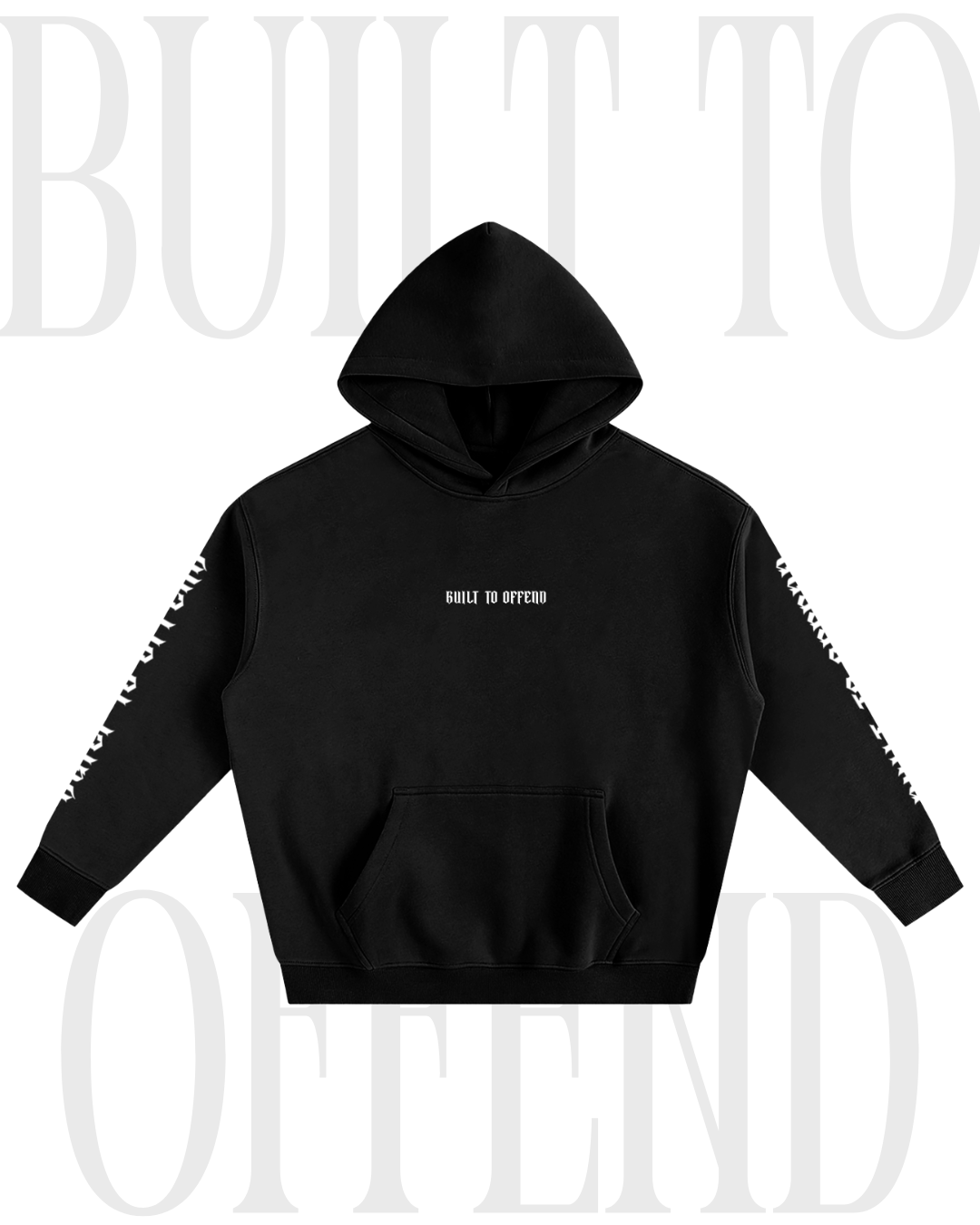 BUILT TO OFFEND OVERSIZED FLEECED HOODIE