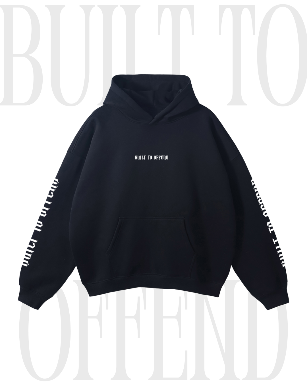 BUILT TO OFFEND OVERSIZED FLEECED HOODIE