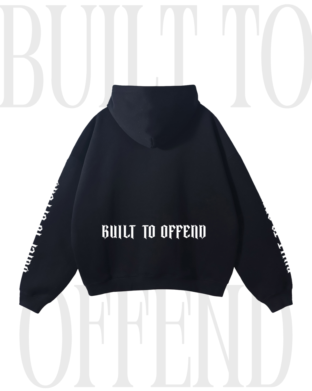 BUILT TO OFFEND OVERSIZED FLEECED HOODIE