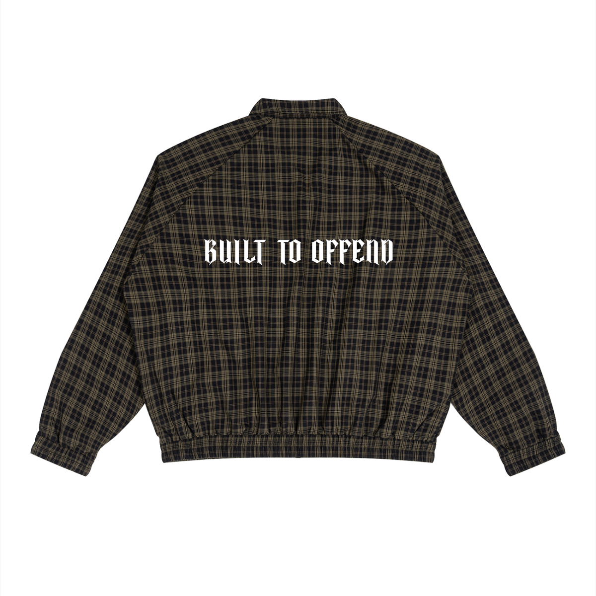LIMITED BUILT TO OFFEND PLAID ZIP JACKET
