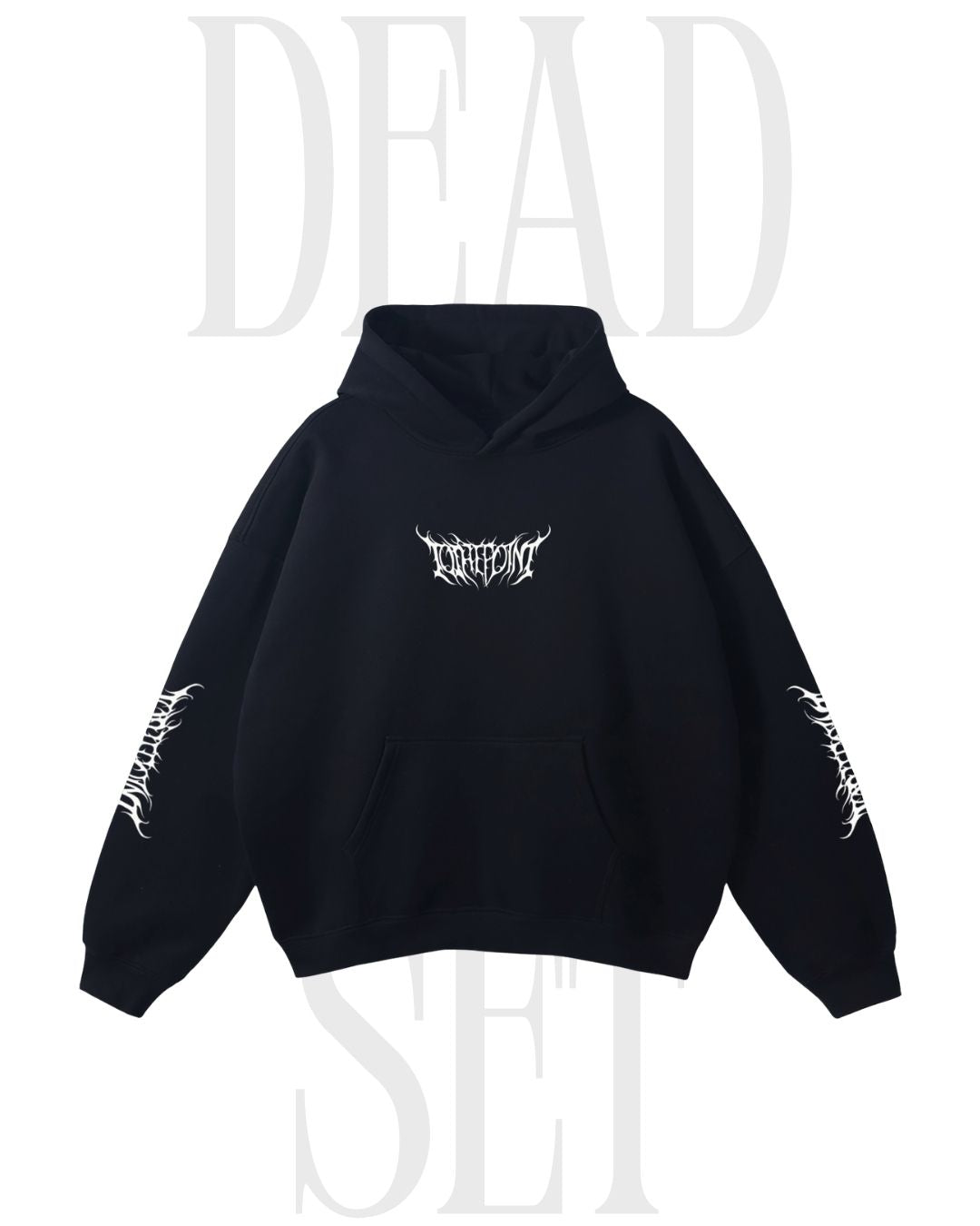 DEAD SET OVERSIZED FLEECED HOODIE