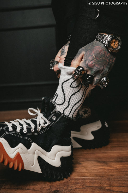 FLAME BOUND CREW SOCKS