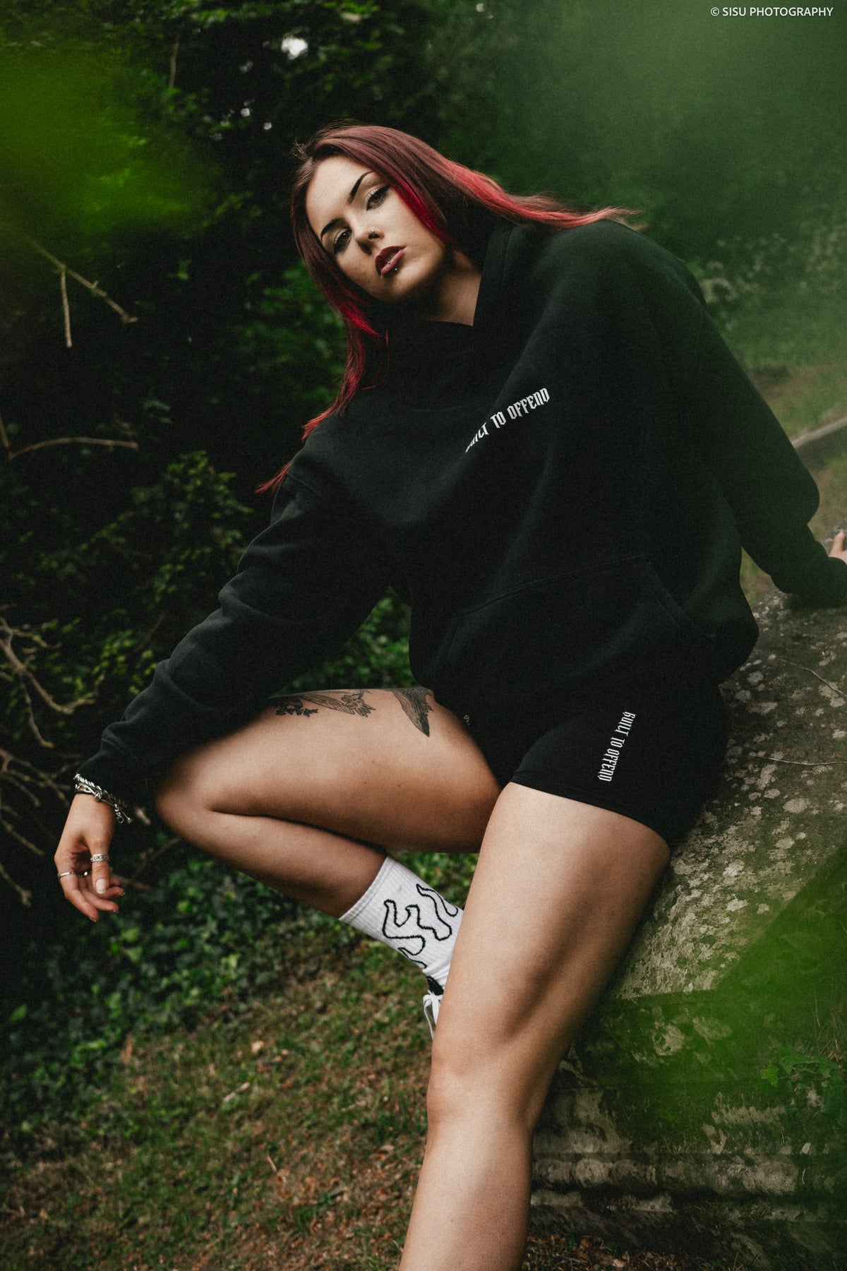 BUILT TO OFFEND OVERSIZED FLEECED HOODIE