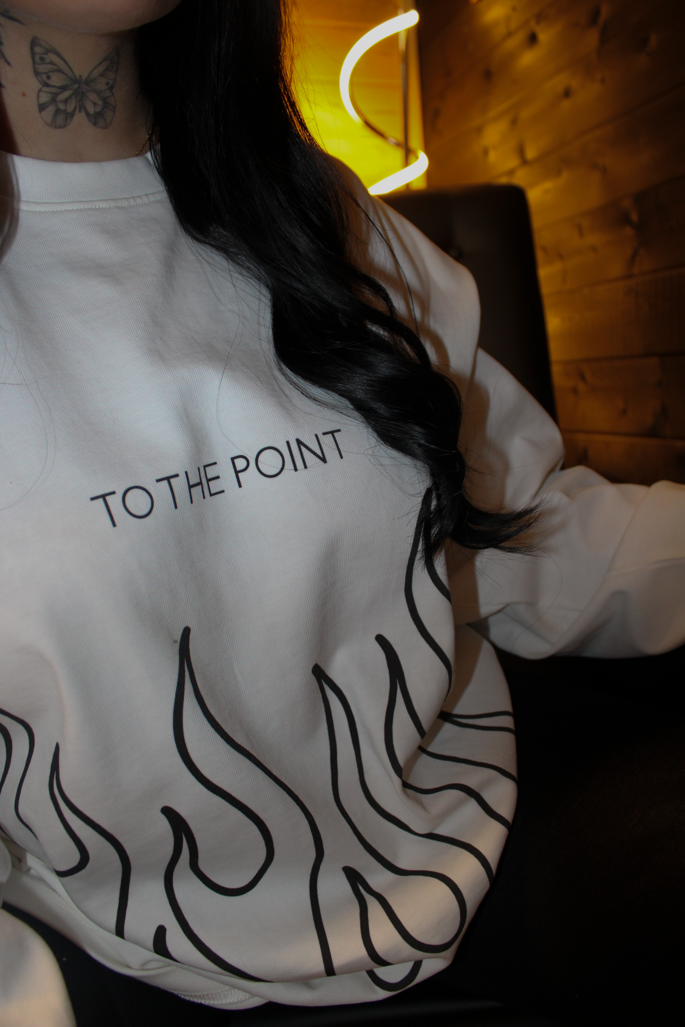 FLAME BOUND OVERSIZED LONG SLEEVE T-SHIRT